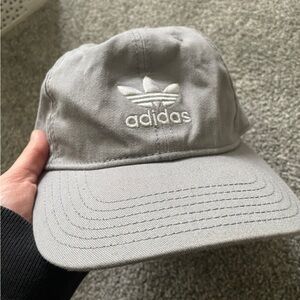 Gray adidas hat